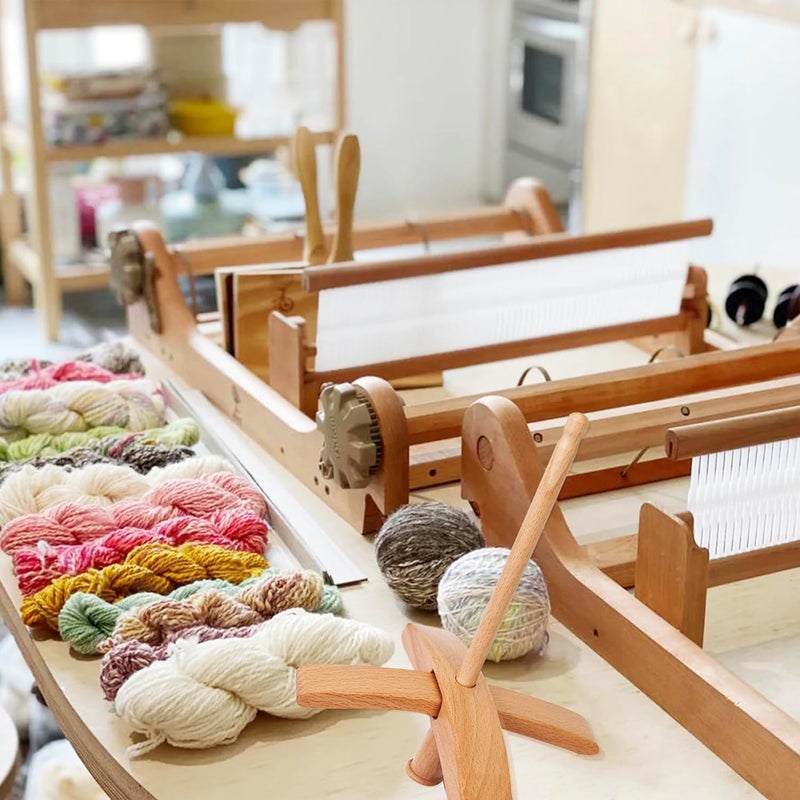 Yushen Turkish Spindle Kit Detachable Drop Spindle with 50g Wool Weaving Spinning Wheels for Beginners Advanced Hand Spinning Spinner Gifts - Image 4